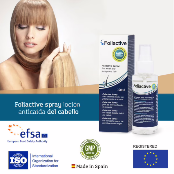 500 COSMETICS - FOLIACTIVE SPRAY PARA EVITAR CAIDA CABELLO Y SU CRECIMIENTO - Imagen 4