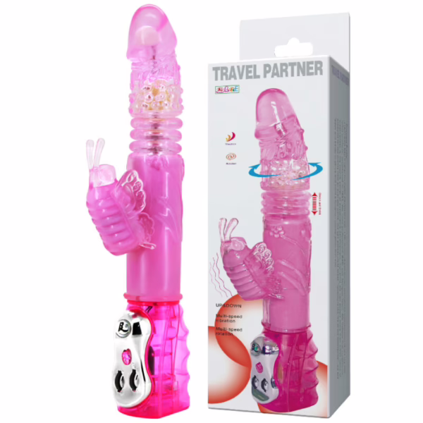 BAILE - TRAVEL PARTNER ROTADOR UP & DOWN RABBIT ROSA - Imagen 5