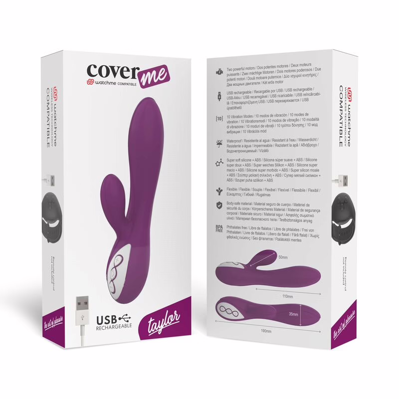 COVERME - TAYLOR VIBRADOR COMPATIBLE CON WATCHME WIRELESS TECHNOLOGY - Imagen 6