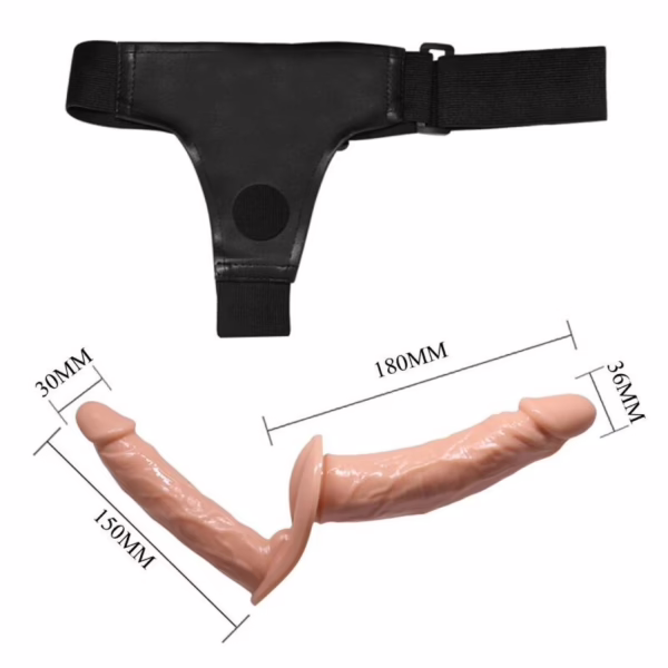 BAILE - ULTRA PASSIONATE HARNESS DOBLES DILDOS CON ARNÉS - Imagen 12