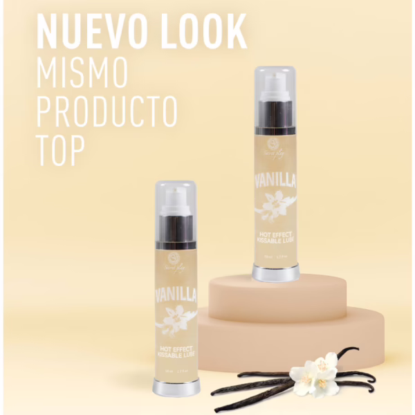 SECRETPLAY - LUBRICANTE 2-1 EFECTO CALOR VAINILLA 50 ML - Imagen 7
