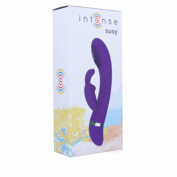 INTENSE - SUSY VIBRADOR OSCILANTE SILICONA RABBIT LILA - Imagen 11