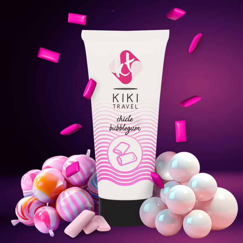 KIKÍ TRAVEL - LUBRICANTE SABOR A CHICLE 50 ML - Imagen 5