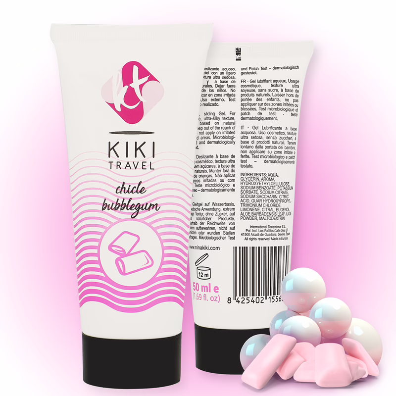 KIKÍ TRAVEL - LUBRICANTE SABOR A CHICLE 50 ML - Imagen 2
