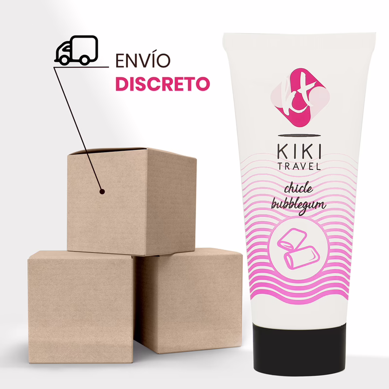 KIKÍ TRAVEL - LUBRICANTE SABOR A CHICLE 50 ML - Imagen 9