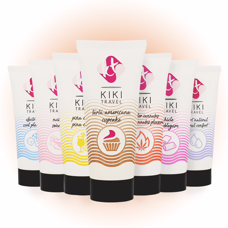 KIKÍ TRAVEL - GEL DESLIZANTE SABOR A TARTA AMERICANA CUPCAKE 50 ML - Imagen 8
