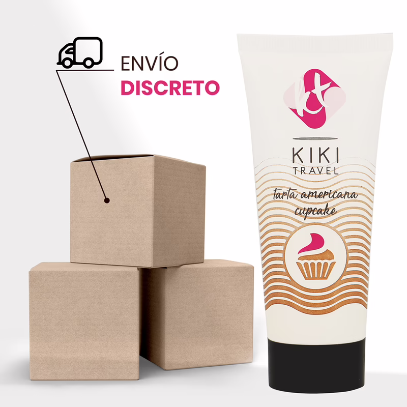 KIKÍ TRAVEL - GEL DESLIZANTE SABOR A TARTA AMERICANA CUPCAKE 50 ML - Imagen 9