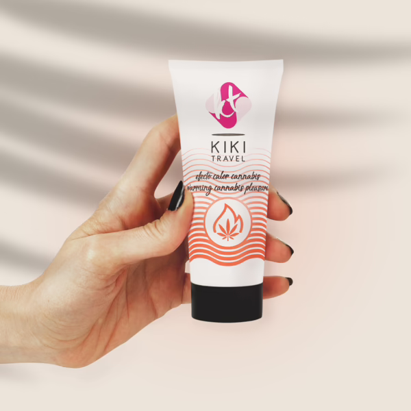 KIKÍ TRAVEL - GEL DESLIZANTE SABOR A CANNABIS EFECTO CALOR INTENSO 50 ML - Imagen 7