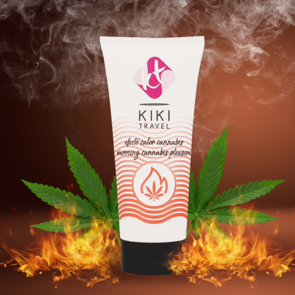 KIKÍ TRAVEL - GEL DESLIZANTE SABOR A CANNABIS EFECTO CALOR INTENSO 50 ML - Imagen 6