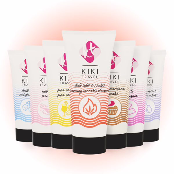 KIKÍ TRAVEL - GEL DESLIZANTE SABOR A CANNABIS EFECTO CALOR INTENSO 50 ML - Imagen 9
