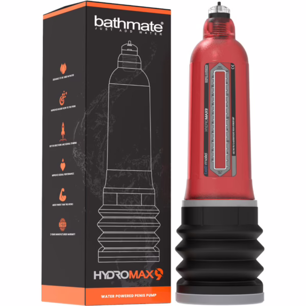 BATHMATE - HYDROMAX 9 BOMBA AUMENTO PENE ROJO - Imagen 5