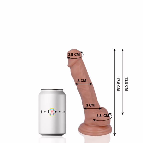 MR INTENSE - 9 PENE REALÍSTICO 17.8 CM -O- 3 CM - Imagen 9