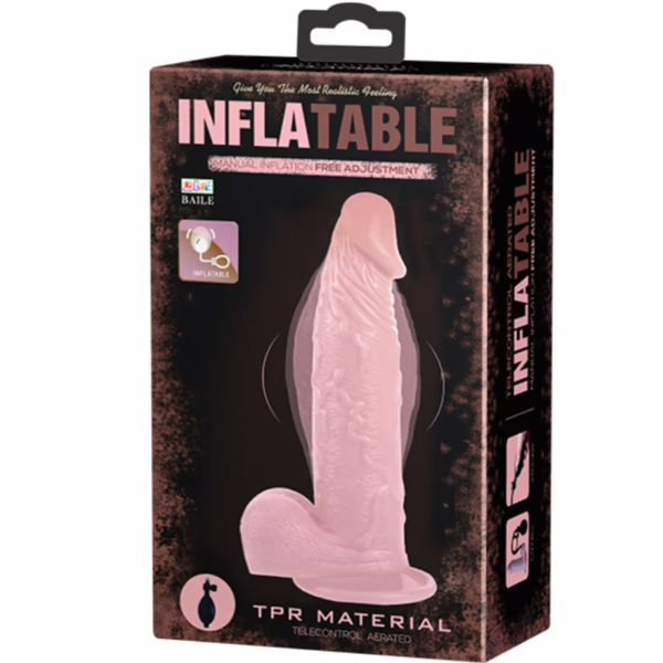 BAILE - INFLATABLE DILDO HINCHABLE REALÍSTICO CON VENTOSA 15 CM - Imagen 11