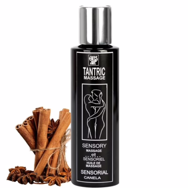 EROS-ART - ACEITE MASAJE TANTRICO NATURAL Y AFRODISÍACO CANELA 100 ML - Imagen 2