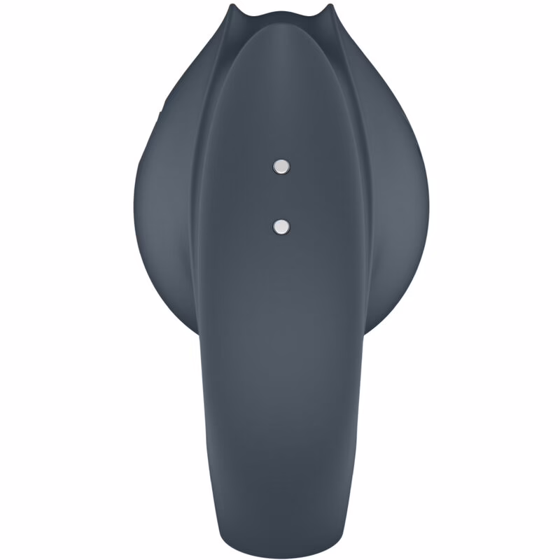 SATISFYER - PERFECT PAIR 2 MULTIVIBRADOR 2 EN 1 ANILLO PARA PENE & ESTIMULADOR DE DEDO GRIS - Imagen 8