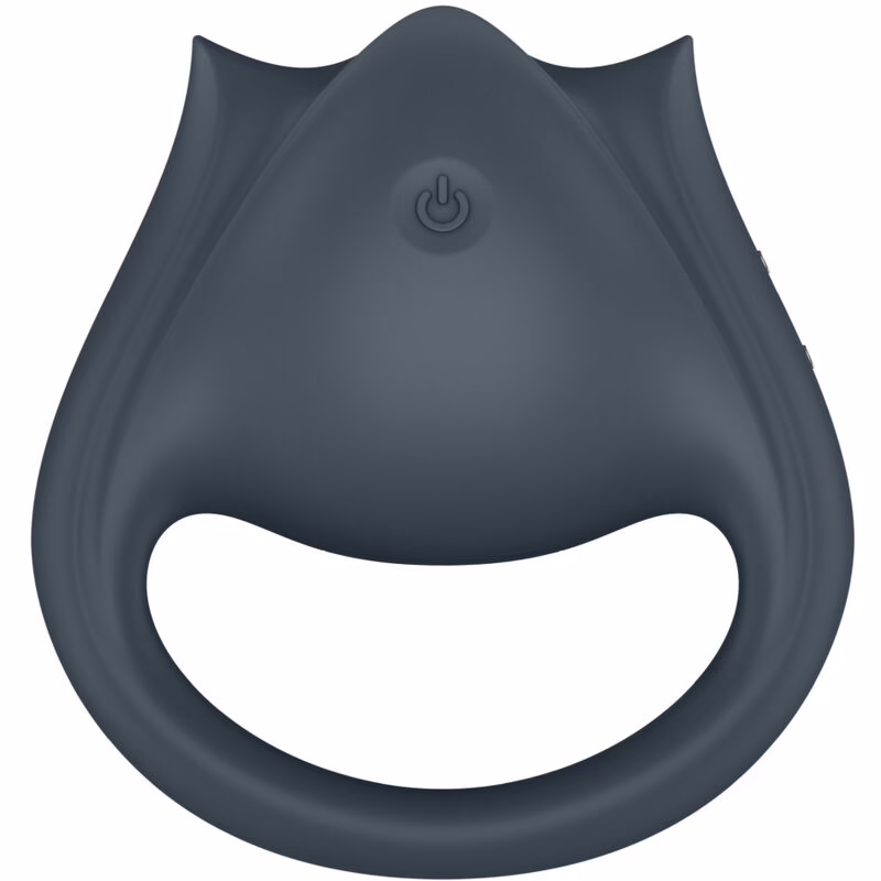 SATISFYER - PERFECT PAIR 2 MULTIVIBRADOR 2 EN 1 ANILLO PARA PENE & ESTIMULADOR DE DEDO GRIS - Imagen 4