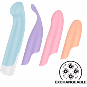 SATISFYER - PLAYFUL FOUR SET VIBRADORES 4 EN 1 + POWER BULLET