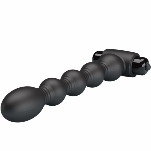 PRETTY LOVE - LYNN PLUG ANAL SILICONA 10 VIBRACIONES NEGRO - Imagen 2