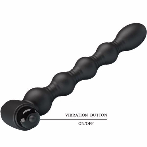 PRETTY LOVE - LYNN PLUG ANAL SILICONA 10 VIBRACIONES NEGRO - Imagen 5