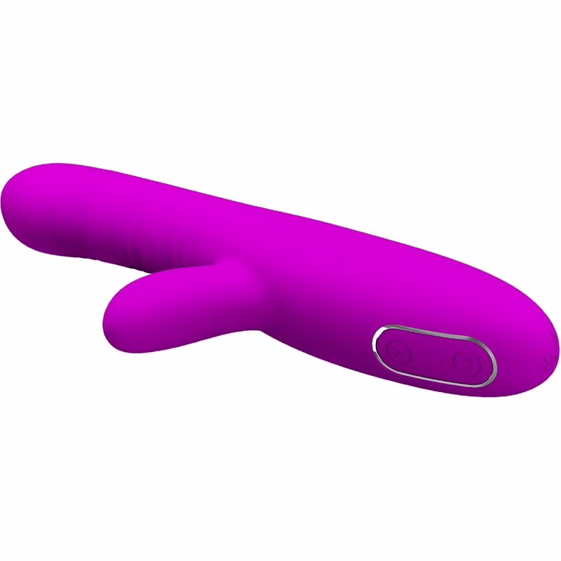 PRETTY LOVE - ANGELIQUE VIBRADOR MULTIFUNCIÓN + ESTIMULADOR DE CLÍTORIS MORADO - Imagen 2