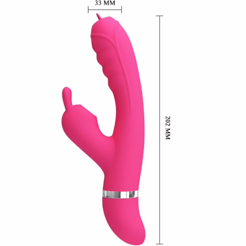 PRETTY LOVE - PHOENIX VIBRADOR RABBIT MULTIFUNCIÓN ROSA - Imagen 3