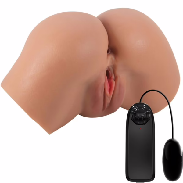 CRAZY BULL - HAILEY TRASERO VIBRADOR CON VAGINA Y ANO REALÍSTICO MULATO CONTROL REMOTO - Imagen 2