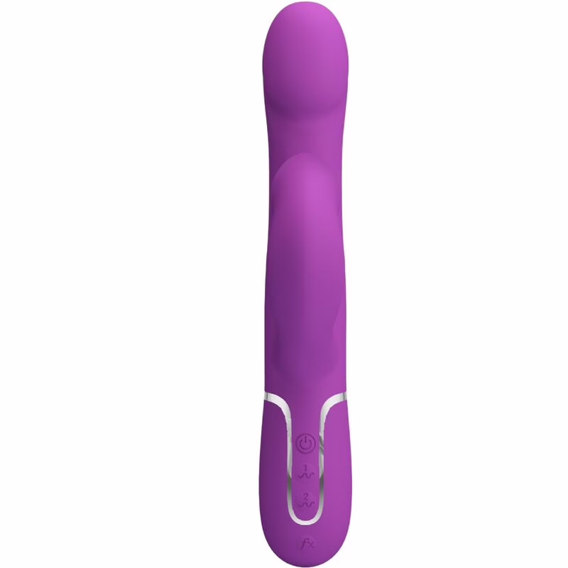 PRETTY LOVE - VIBRADOR & ESTIMULADOR MULTIFUNCIÓN 4 EN 1 MORADO - Imagen 2