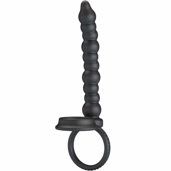 PRETTY LOVE - DILLION ANILLO PENE PARA DONLE PENETACIÓN NEGRO - Imagen 2