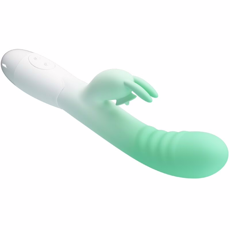 PRETTY LOVE - CERBERUS VIBRADOR RABBIT 3O VIBRACIONES VERDE - Imagen 3