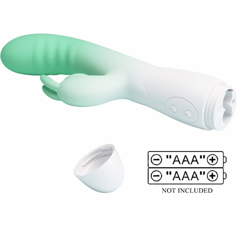 PRETTY LOVE - CERBERUS VIBRADOR RABBIT 3O VIBRACIONES VERDE - Imagen 8
