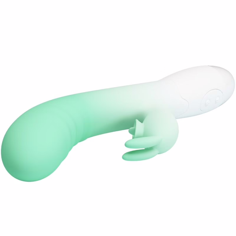 PRETTY LOVE - CERBERUS VIBRADOR RABBIT 3O VIBRACIONES VERDE - Imagen 5