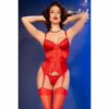 CHILIROSE - CR 4845 CORSET Y MEDIAS ROJO M - Imagen 10