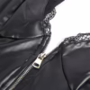 SUBBLIME - 955465 BODY CON CREMALLERA DE CUERO NEGRO L/XL - Imagen 7