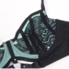 SUBBLIME - 955557 CONJUNTO SUJETADOR CON CREMALLERA DE MALLA DE CHAROL VERDE S/M - Imagen 8