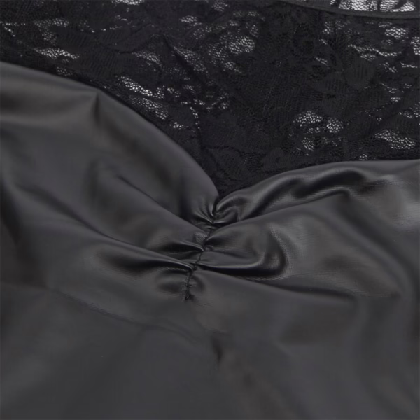 SUBBLIME - 955595 VESTIDO DE MANGA LARGA CON ENCAJE NEGRO S/M - Imagen 7