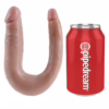 KING COCK - DILDO DOBLE PENETRACIÓN 12.7 CM NATURAL - Imagen 9