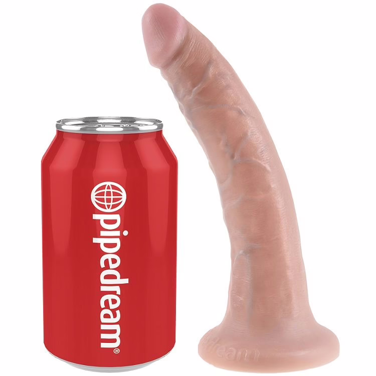 KING COCK - 7 PENE NATURAL 17.8 CM - Imagen 3