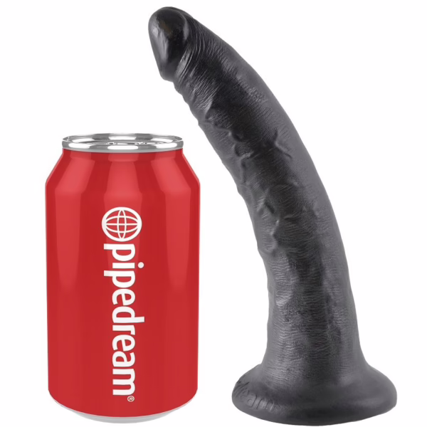 KING COCK - 7 PENE NEGRO 17.8 CM - Imagen 8