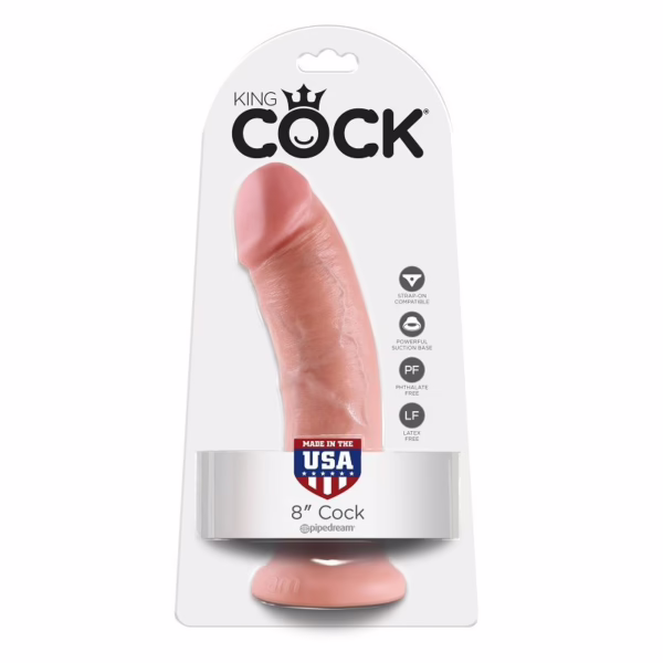 KING COCK - 8 PENE NATURAL 20.3 CM - Imagen 6