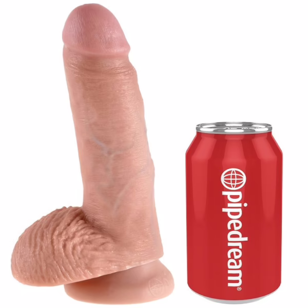 KING COCK - 7 PENE REALÍSTICO NATURAL 17.8 CM - Imagen 8