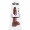KING COCK - 10 PENE REALÍSTICO MARRÓN 26.5 CM - Imagen 6