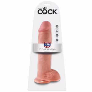 KING COCK - 11 PENE REALÍSTICO NATURAL 28 CM