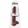 KING COCK - 11 PENE REALÍSTICO MARRÓN 28 CM - Imagen 7