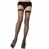 LEG AVENUE - MEDIAS DE RED NEGRO DE NYLON - Imagen 2