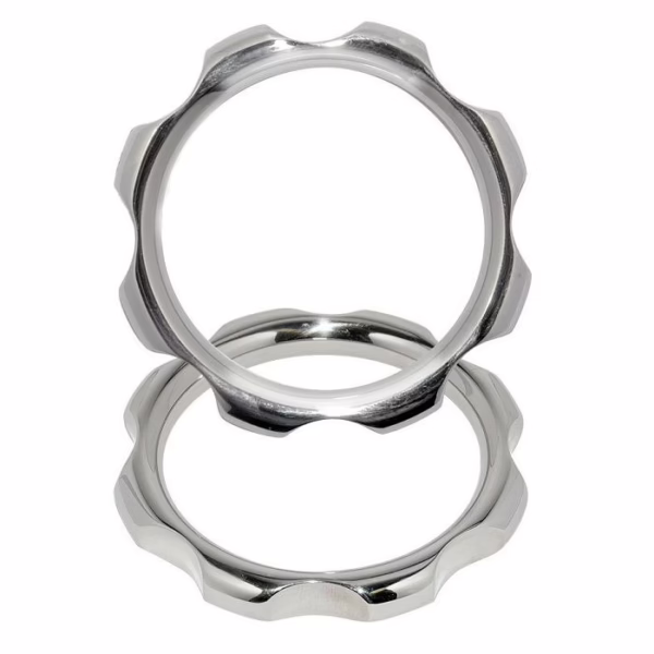 METAL HARD - ANILLO TORQUE METAL PARA PENE Y TESTÍCULOS 45 MM - Imagen 3