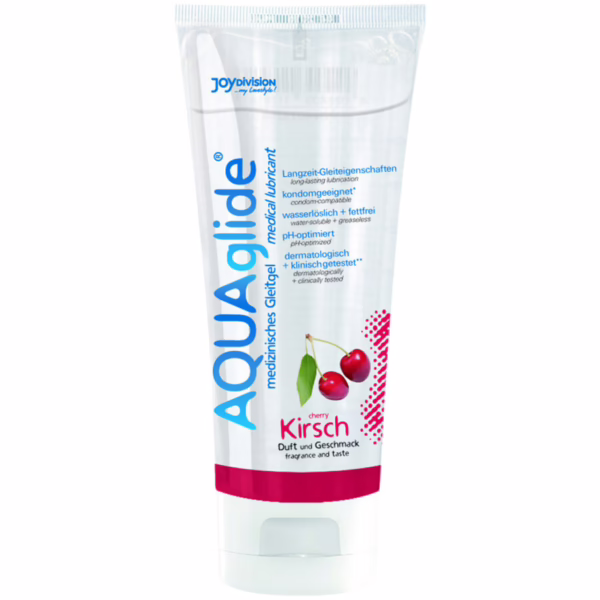 JOYDIVISION AQUAGLIDE - LUBRICANTE SABOR CEREZA 100 ML - Imagen 2