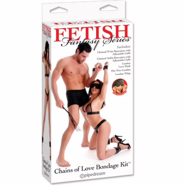 FETISH FANTASY SERIES - KIT DE BONDAGE CADENAS DEL AMOR. - Imagen 7