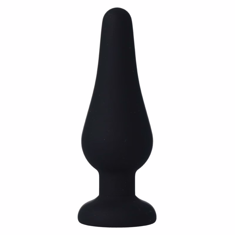 INTENSE - ANAL PLUG PIPO M SILICONE NEGRO 11 CM - Imagen 2