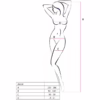 PASSION - WOMAN BS020 BODYSTOCKING BLANCO TALLA ÚNICA - Imagen 3