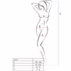 PASSION - WOMAN BS024 BODYSTOCKING NEGRO TALLA ÚNICA - Imagen 3